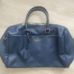 ネイビー ボストンバッグ