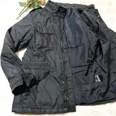 ユニクロ　UNIQLO ナイロンジャケット　レディース　11号　Lサイズ　黒