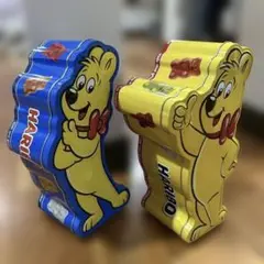 ハリボー　缶x2 中身なし