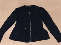 スポーツマックスSPORT MAX CODEダブルジップジャケットLネイビー