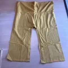 【新品】タイパンツ　フィッシャーマンパンツ　アジアンパンツ　ワイドパンツ　黄色