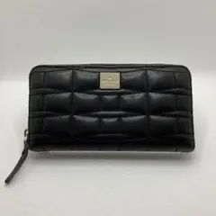 大人気!ケイトスペード/Kate Spade キルト レザー 長財布 Zippy