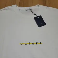 新品未使用 oblekt オブレクト ロゴ Tシャツ