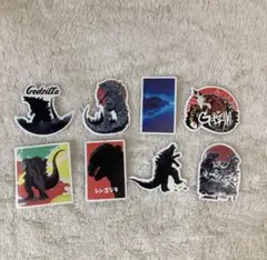 ゴジラ　GODZILLA シール　ダイカットステッカー　大きめ