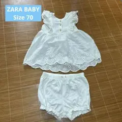 ホワイトドレスとショーツセット