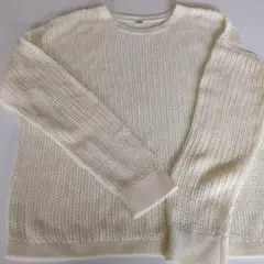 UNIQLO アイボリー サマーセーターLサイズ