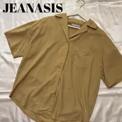 JEANASIS ベージュ 半袖シャツ　フリーサイズ