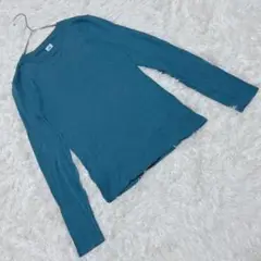 コットン100% 【プチバトー】 (14a) クルーネック長袖Tシャツ シンプル