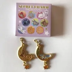 最新ディズニーストア シークレットチャーム　三日月 Sleep バンビ&とんすけ
