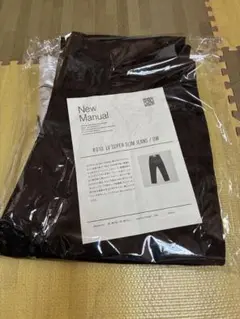 【新品】New Manual #010 SUPER SLIM ブラック W31