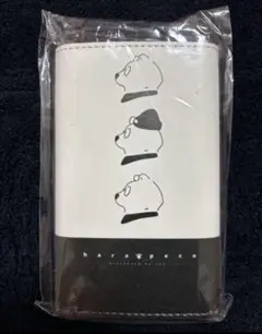 しろくまキーケース ブラックharapeco