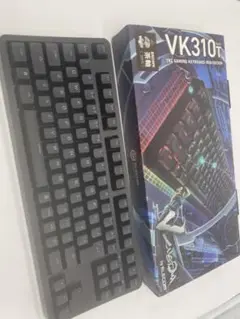 【激安】ELECOM VK310T 茶軸 TKLゲーミングキーボード