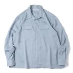 UNIVERSALPRODUCTS　 OPENCOLLAR L/S SHIRT1