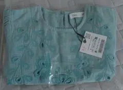 ラス1【新品】タグ付き　ZARA　キッズ　長袖グリーン　120サイズ