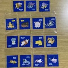 ポケモンデコキャラシール　ポケモンスリープ　セット　15枚