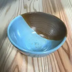ハンドメイド陶芸作家作品小鉢 食器 焼き物 茶碗小鉢等 未使用品一点物バイカラー
