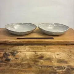 新品　陶器　陶芸作家　カレー皿2個　51