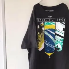 USA古着 brasil futebol オーバーサイズ Tシャツ