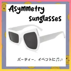 新品　パーティーサングラス 非対称 グラサン ユニーク モザイク 仮装 コスプレ