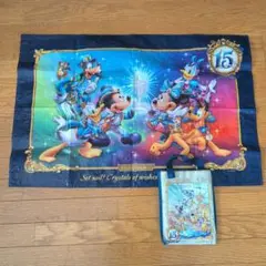 【匿名配送】東京ディズニーシー 　15周年　レジャーシート