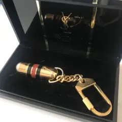 イヴサンローラン キーホルダー ピルケース型 YSL ヴィンテージ レトロ