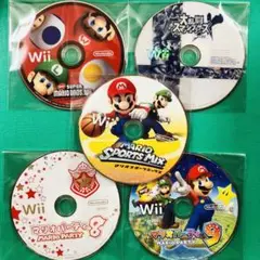 Discのみ Wii マリオブラザーズ スマブラ スポーツミックス マリパ8 9