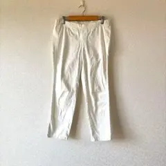 【ユニクロ】イージークロップドレギンスパンツ S 白 ホワイト