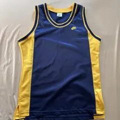 Nike ネイビー/イエロー タンクトップ