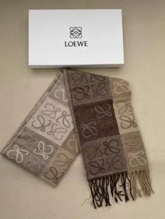 LOEWE アナグラム カシミヤマフラー
