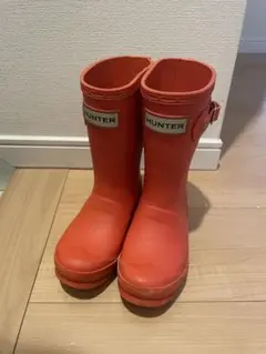 HUNTER オレンジ 長靴 箱付き