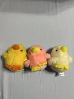 カラフルな鳥のぬいぐるみセット