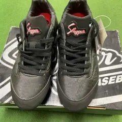 Slugger ブラック スパイクシューズ 25.5cm