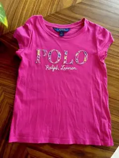 【Polo Ralph Lauren】　胸元刺繍　ピンク Tシャツ 6サイズ