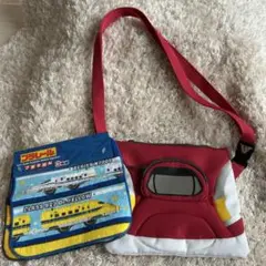 鉄道　新幹線　こまち　ポシェット＆プラレール　プチタオルセット