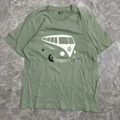 【UNIQLO】ユニクロ（M）フォルクスワーゲンコラボ＊ビッグプリント＊コットン