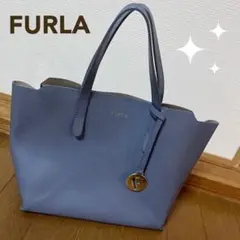 フルラ 水色 トートバッグ