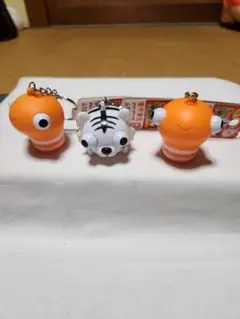 飛び出しマスコットキーホルダー3個セット