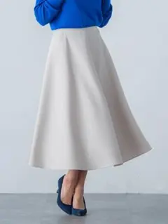 ベージュ フレアスカート Aライン　viaggioblu