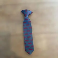 車柄グレー ネクタイ クリップ付き