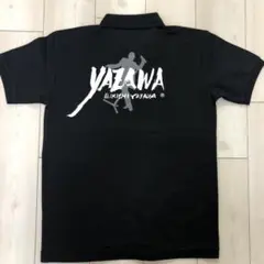 矢沢永吉 筆 ロゴ シルエット ポロシャツ バックロゴ サイズ XL ゴルフ 矢沢永吉 筆 ロゴ シルエット ポロシャツ バックロゴ サイズ XL