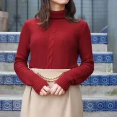 LORO PIANA ロロピアーナベイビーカシミヤ100%ハイネックニット