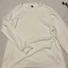 新品未使用 SHEIN リブ編み 長袖シャツ L クリーム色