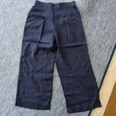 ネイビー ワイドパンツ サイズ60-77