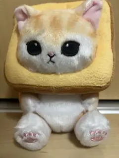 ぽてたまぬいぐるみ mofusand　パンにゃん ベージュ