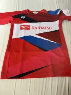 YONEX バドミントンシャツ 赤/青/白　DAIHATSU