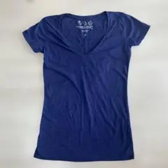 THREADS 4 THOUGHT ネイビー Vネック Tシャツ S