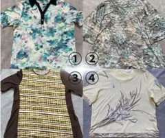 【夏物Sale】ミセス★シニア★カットソー 4枚セット 美品 婦人服