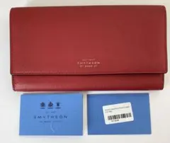 Smythson スマイソン dover 長財布 レッド 新品 未使用