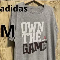 adidas アディダス Own the Game Tシャツ グレー M