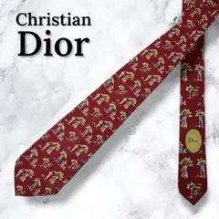 【極美品】ChristianDior ディオール ネクタイ 音楽モチーフ シルク
